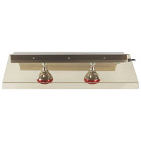 infrared lamps with stainless steel frame for...
