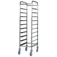 Transportwagen für GN Bleche, 10x GN 1/1, H=120 mm