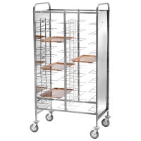 Transportwagen für Tabletts mit Seitenverkleidung,...