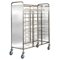 Transportwagen für Tabletts mit Seitenverkleidung,...