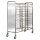 Trolley for GN trays with side panels, 30x 530x600 mm, h=125 mm