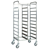 Transportwagen für GN Bleche, 20x GN 1/1, H=120 mm