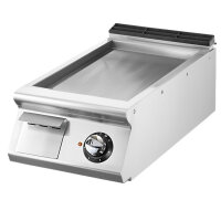 Elektro-Grillplatte, Tischmodell, glatte Platte
