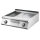 Fry-top elettrico versione top, 1/3 rigata e 2/3 piastra liscia cromata
