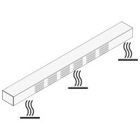 Heizelement für Ausgabeaufsatz, 4x GN 1/1
