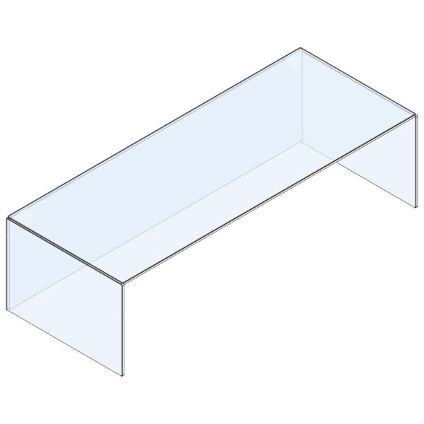 Vitrine carrée, 1495x430 mm