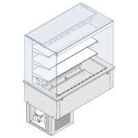 Vitrina refrigerada de parede 3 níveis sobre...