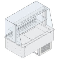 Vitrina refrigerada ventilada 1 prateleira, com unidade...