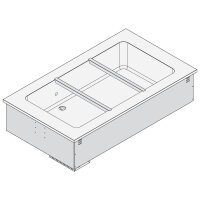 Bainmarie-Wanne, 6x GN 1/1