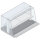 DELI Vitrina caliente de 1 estante, lado cliente cerrado, 4x GN 1/1