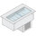 Ice cream tank, built-in cooling unit, 3x Gn 1/1