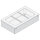 Vasca refrigerata statica, refrigerazione remota, 3x GN 1/1