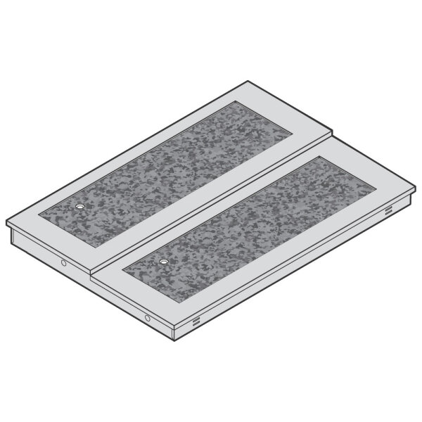 Refrigerated static granite top 2 levels, for remote cooling, 3x GN 1/1