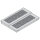 Placa de refrigeración estática de granito con 2 niveles, para refrigeración a distancia, 4x GN 1/1