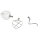 Accessory set in stainless steel (whisk, beater, hook) for 1977CS/S