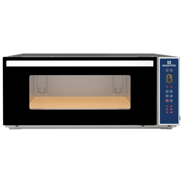 Forno elétrico de convés com chão refratário e controlo digital, estático