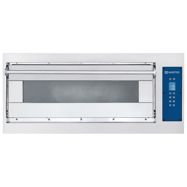 Horno eléctrico panadería para 2 bandejas 60x40 cm h=27 cm con vapor, control digital