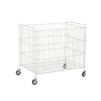 Trolley with cage structure for dry laundry, capacity 522...