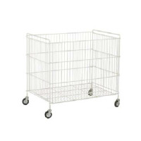 Trolley with cage structure for dry laundry, capacity 294...