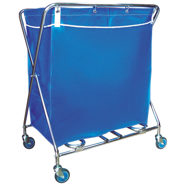Trolley for dry laundry with nylon bag, capacity 195 litres