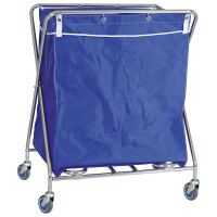 Trolley for dry laundry with nylon bag, capacity 343 litres