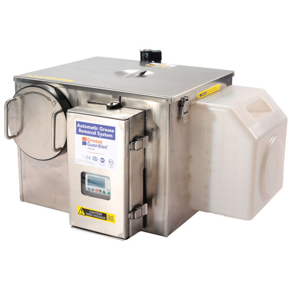 Separatore di grasso automatico con autolavaggio e timer, portata 0,5 litri/ secondo