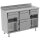 Coffee machine counter 1500x600 mm with 2 drawers, coffee ground drawer, closed cabinet