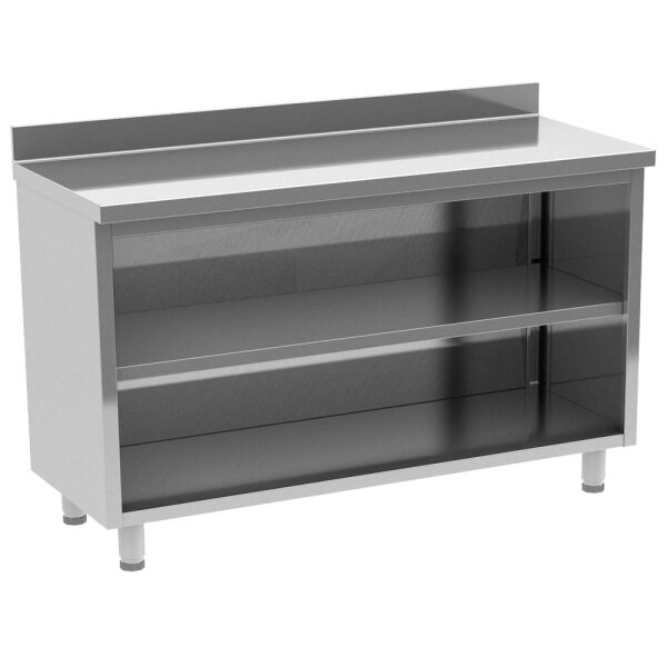 Back base with 1 intermediate shelf, 1500x600 mm