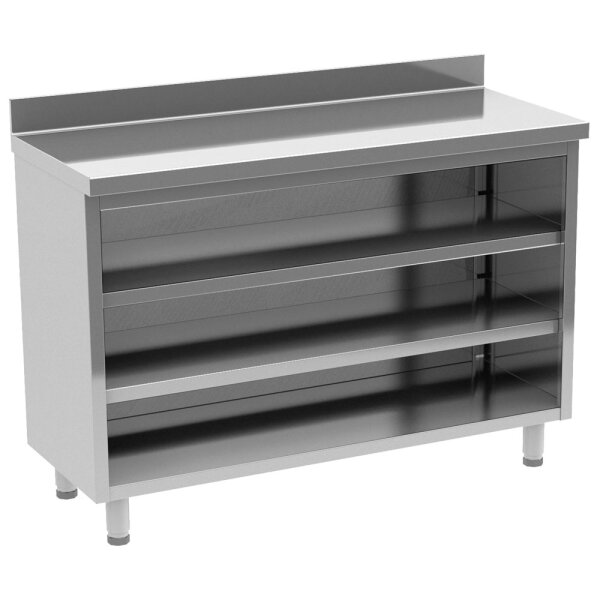 Back base with 2 intermediate shelves, 1000x600 mm