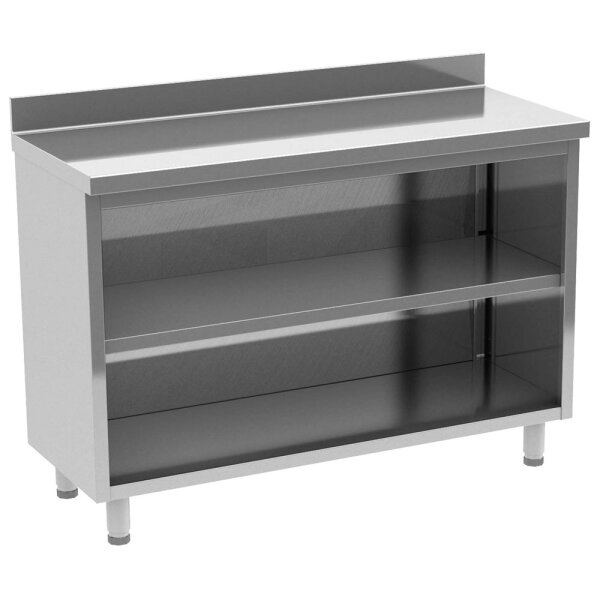 Back base with 1 intermediate shelf, 1000x600 mm