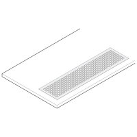 Abtropfwanne mit Rost, zum Einschweißen, 420x240 mm