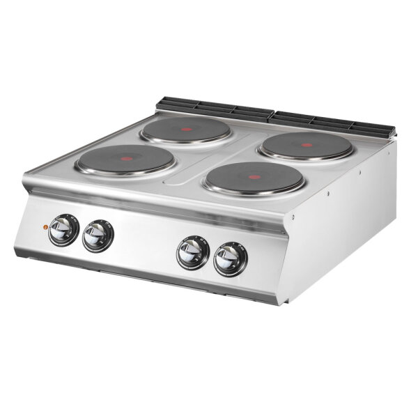 Electric range, top version, 4 hot plates