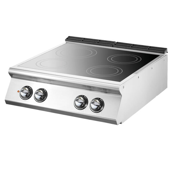 Ceramic plate, top version, 4 cooking zones