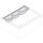 Container holder for ice well, 3x GN 1/9